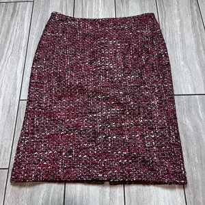 J.Jill Women's Tweed Pencil Skirt Size 2P